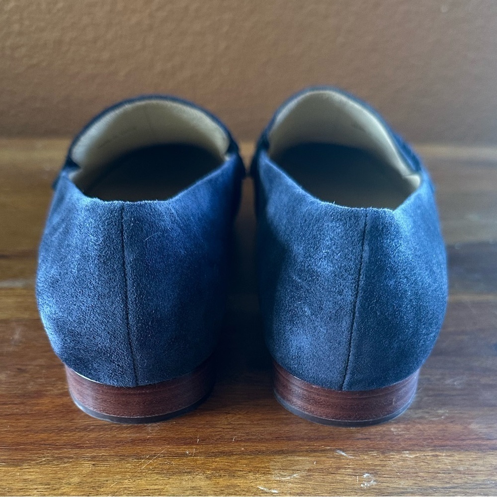 Veronica Beard “Arlie Suede Loafer” Eclipse Blue Size 7 EUC! - Picture 9 of 10